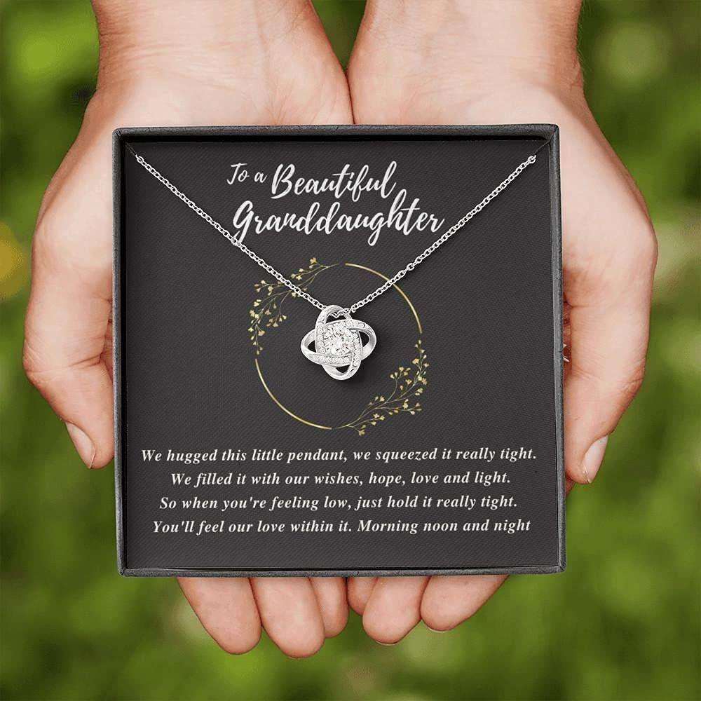 Granddaughter Necklace, Sweet 16 Gift, Granddaughter Birthday Graduation Gifts For Daughter Rakva