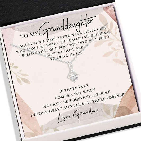 Granddaughter Necklace “ To Granddaughter Necklace Card Message “ Alluring Beauty Necklace Gifts For Daughter Rakva