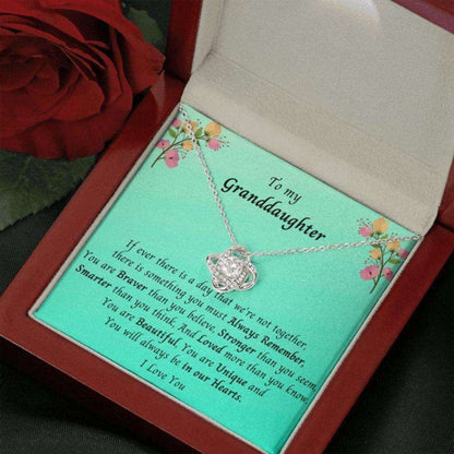 Granddaughter Necklace, To My Beautiful Granddaughter Necklace Gift “ Braver Than You Believe Gifts For Daughter Rakva