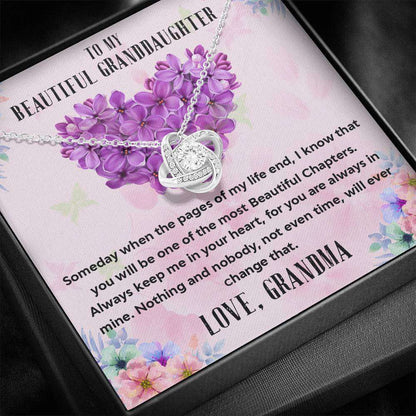 Granddaughter Necklace, To My Beautifull Granddaughter Necklace, Grandmother & Granddaughter Gifts For Daughter Rakva