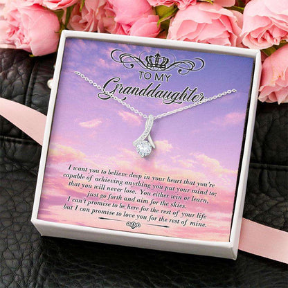 Granddaughter Necklace To My Granddaughter “ Alluring Beaut Gifts For Daughter Rakva