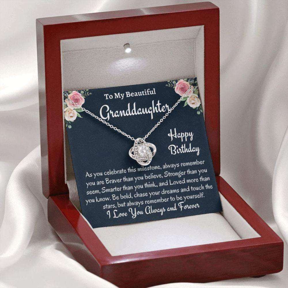 Granddaughter Necklace, To My Granddaughter Birthday Gift, Necklace Gift For Granddaughter Birthday Gifts For Daughter Rakva