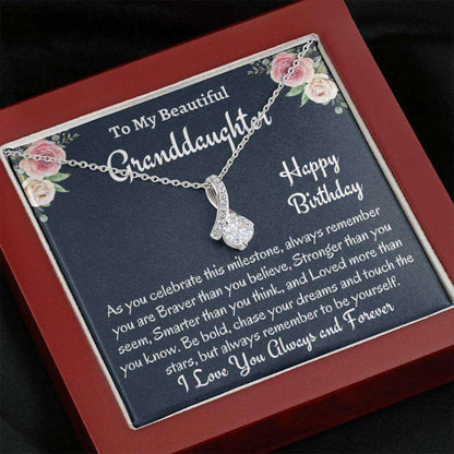 Granddaughter Necklace, To My Granddaughter Birthday Gift, Necklace Gift For Granddaughter Birthday Gifts For Daughter Rakva