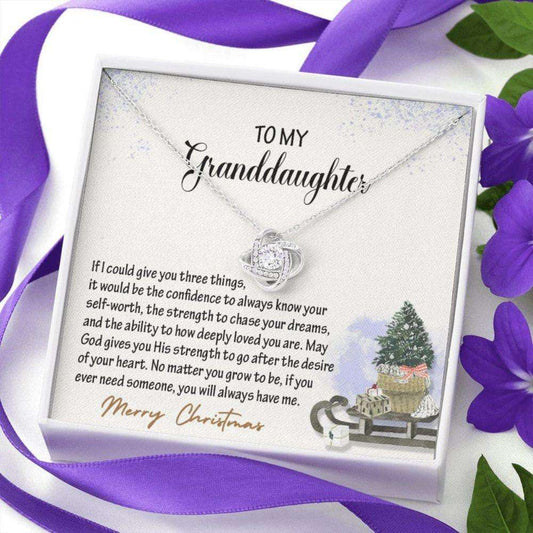 Granddaughter Necklace, To My Granddaughter Gift For Christmas, Meaning Xmas Gift For Granddaughter, To Granddaughter Necklace From Grandma Gifts For Daughter Rakva