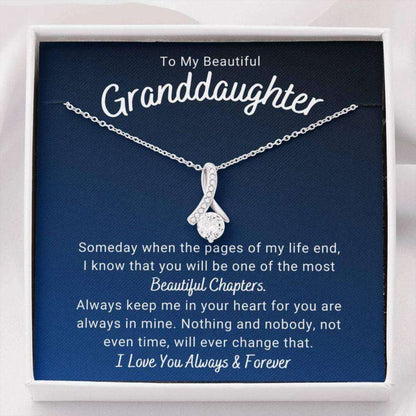 Granddaughter Necklace, To My Granddaughter, Gift For Granddaughter From Grandma, Granddaughter Love Necklace Gifts For Daughter Rakva