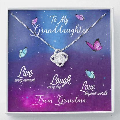 Granddaughter Necklace, To My Granddaughter, Gift For Granddaughter From Grandma, Granddaughter Love Necklace Gifts For Daughter Rakva