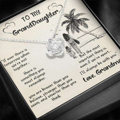 Granddaughter Necklace, To My Granddaughter, Gift For Granddaughter From Grandma, Granddaughter Love Necklace Gifts For Daughter Rakva