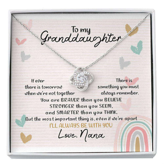 Granddaughter Necklace, To My Granddaughter Love Nana Custom Necklace Gifts For Daughter Rakva