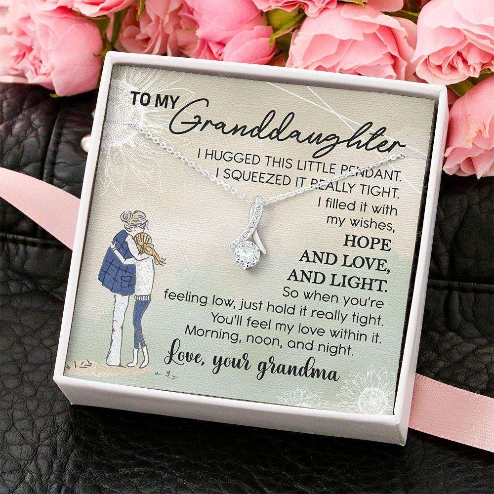 Granddaughter Necklace “ To My Granddaughter Necklace Card Gift Gifts For Daughter Rakva