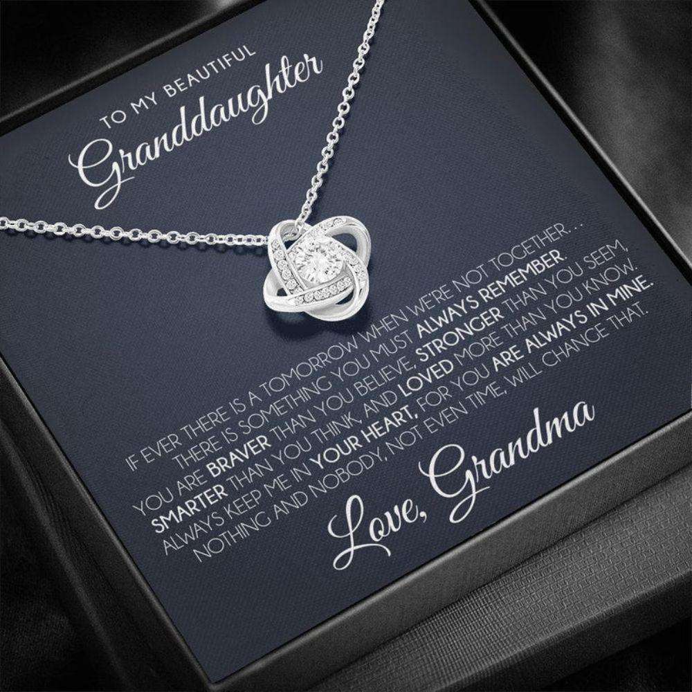 Granddaughter Necklace, To My Granddaughter Necklace, Gift For Granddaughter From Grandmother Gifts For Daughter Rakva