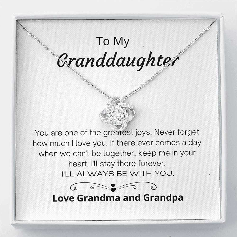 Granddaughter Necklace, To My Granddaughter Necklace Gift “ I’Ll Always Be With You Gifts For Daughter Rakva