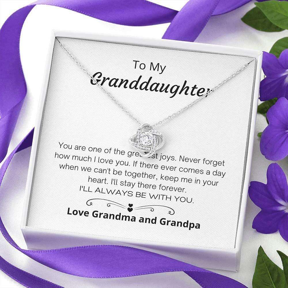 Granddaughter Necklace, To My Granddaughter Necklace Gift “ I’Ll Always Be With You Gifts For Daughter Rakva