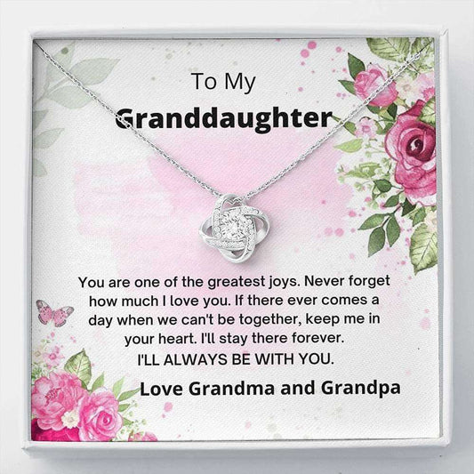 Granddaughter Necklace, To My Granddaughter Necklace Gift “ I’Ll Always Be With You Gifts For Daughter Rakva