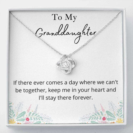 Granddaughter Necklace, To My Granddaughter Necklace Gift, Keep Me In Your Heart Necklace Gifts For Daughter Rakva