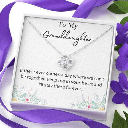 Granddaughter Necklace, To My Granddaughter Necklace Gift, Keep Me In Your Heart Necklace Gifts For Daughter Rakva