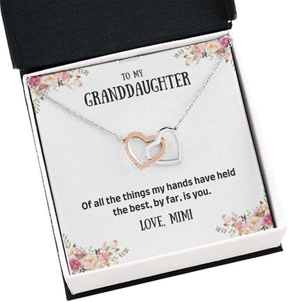 Granddaughter Necklace, To My Granddaughter Necklace Gift “ Of All The Things “ For You Necklace Gifts For Daughter Rakva