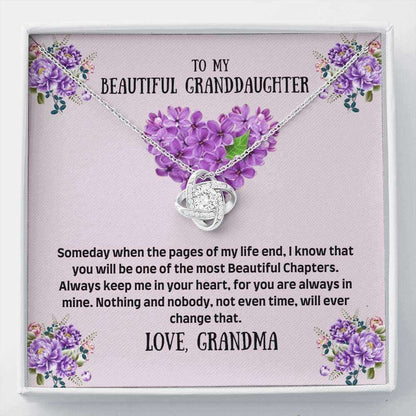 Granddaughter Necklace, To My Granddaughter Necklace Gift “ The Most Beautiful Chapters Gifts For Daughter Rakva