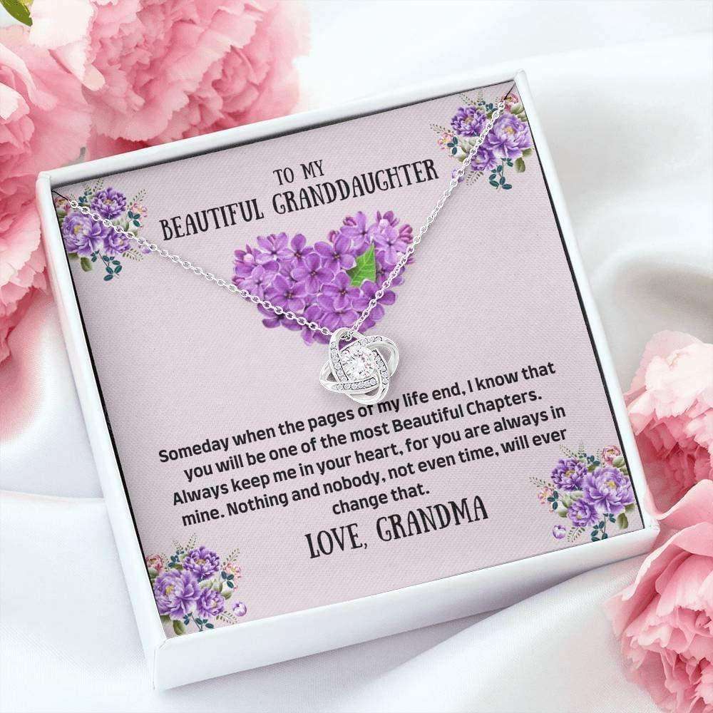 Granddaughter Necklace, To My Granddaughter Necklace Gift “ The Most Beautiful Chapters Gifts For Daughter Rakva