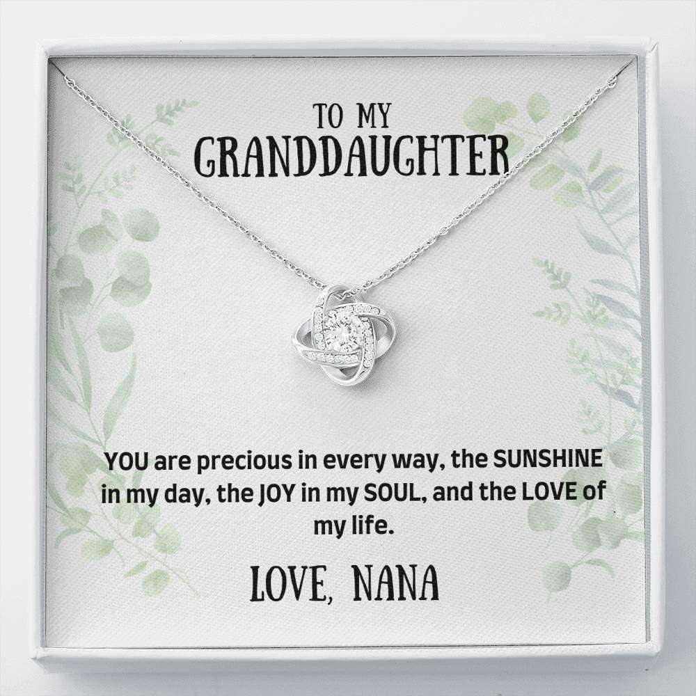 Granddaughter Necklace, To My Granddaughter Necklace Gift “ You Are My Precious Necklace Gifts For Daughter Rakva