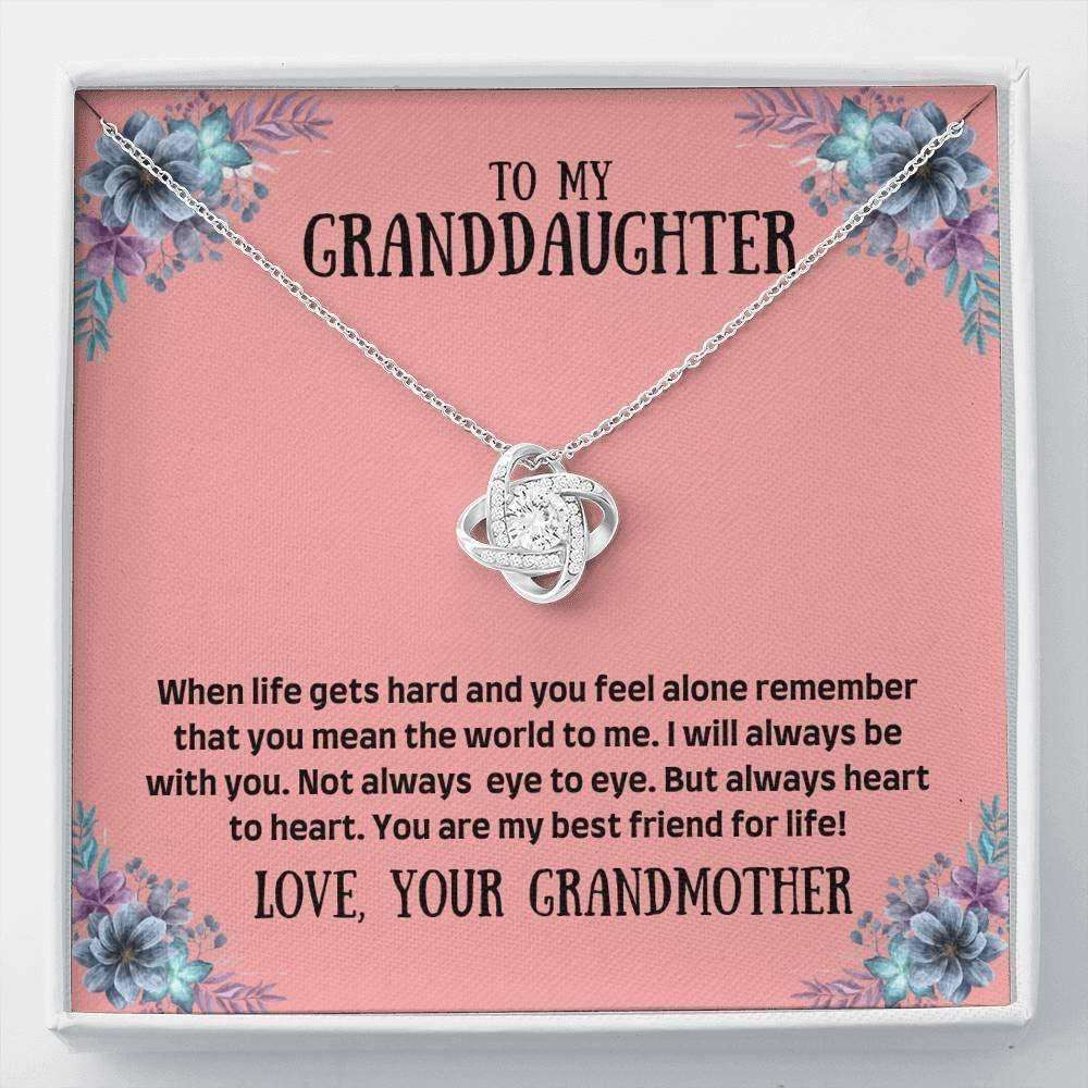 Granddaughter Necklace, To My Granddaughter Necklace Gift “ You Mean The World “ Gift For Her Necklace Gifts For Daughter Rakva