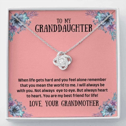 Granddaughter Necklace, To My Granddaughter Necklace Gift “ You Mean The World “ Gift For Her Necklace Gifts For Daughter Rakva