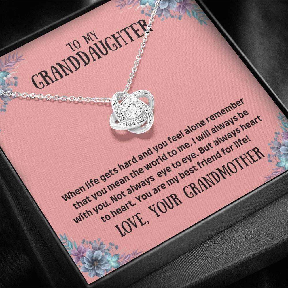 Granddaughter Necklace, To My Granddaughter Necklace Gift “ You Mean The World “ Gift For Her Necklace Gifts For Daughter Rakva