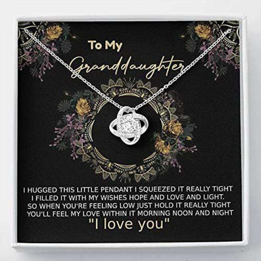 Granddaughter Necklace, To My Granddaughter Necklace Gift “ You’Ll My Love Within It Morning Noon And Night Gifts For Daughter Rakva