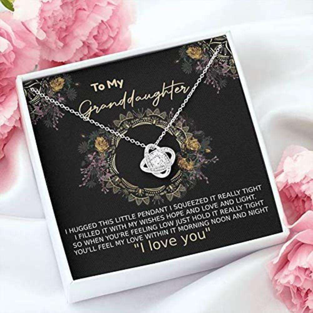 Granddaughter Necklace, To My Granddaughter Necklace Gift “ You’Ll My Love Within It Morning Noon And Night Gifts For Daughter Rakva