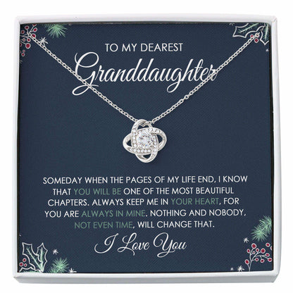 Granddaughter Necklace, To My Granddaughter Necklace “ Love Granddaughter Christmas Necklace Gift Gifts For Daughter Rakva