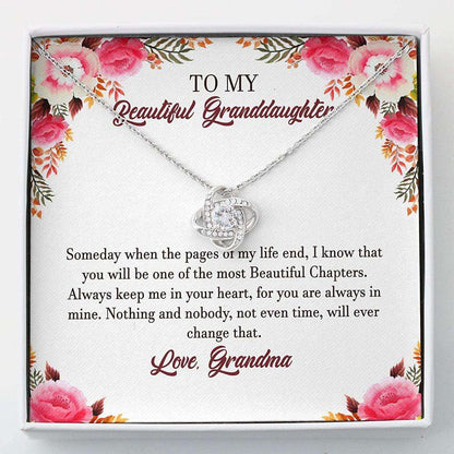 Granddaughter Necklace, To My Granddaughter Necklace “ The Most Beautiful Chapters Necklace Gifts For Daughter Rakva