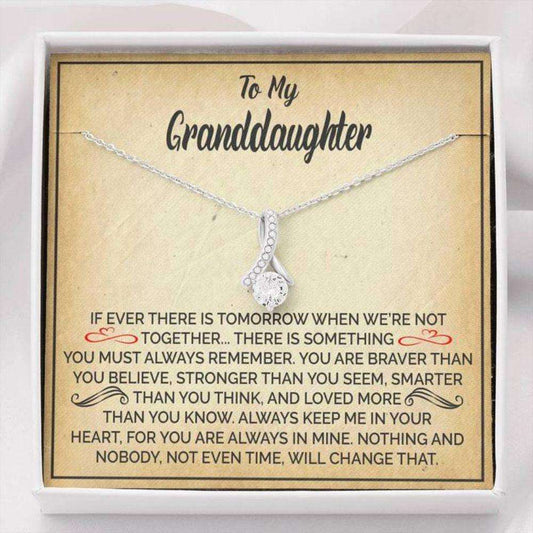 Granddaughter Necklace, To My Granddaughter Not Even Time Necklace Gift Gifts For Daughter Rakva