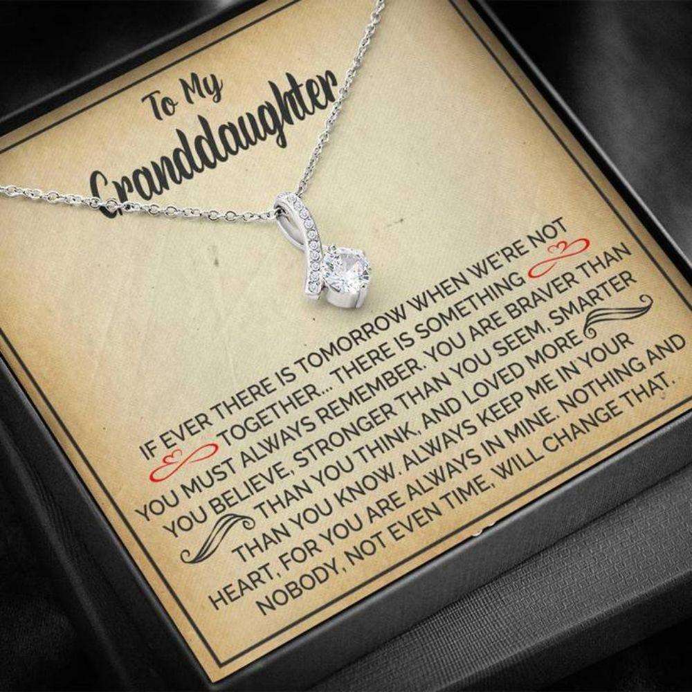 Granddaughter Necklace, To My Granddaughter Not Even Time Necklace Gift Gifts For Daughter Rakva