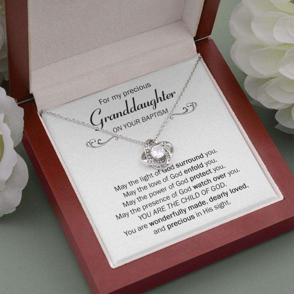 Granddaughter Necklace, To My Granddaughter On Her Baptism, Baptism Necklace For Granddaughter, First Communion Gift For Granddaughter Gifts For Daughter Rakva