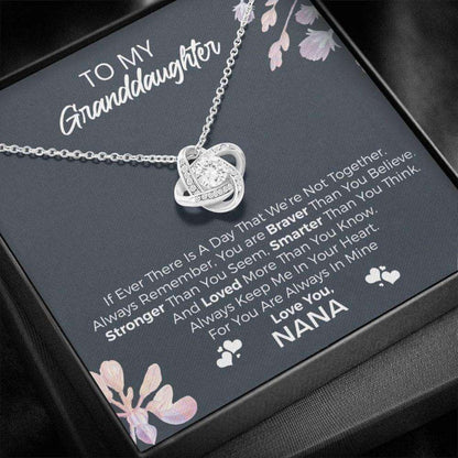 Granddaughter Necklace, To My Granddaughter, Œalways Remember” Necklace Gift From Nana Gifts For Daughter Rakva