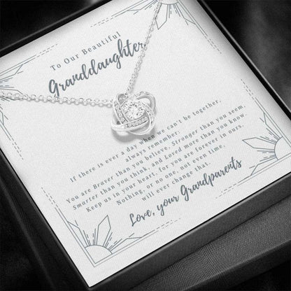 Granddaughter Necklace,To Our Granddaughter Gift, Gift For Granddaughter From Grandparents, Granddaughter Jewelry Gifts For Daughter Rakva