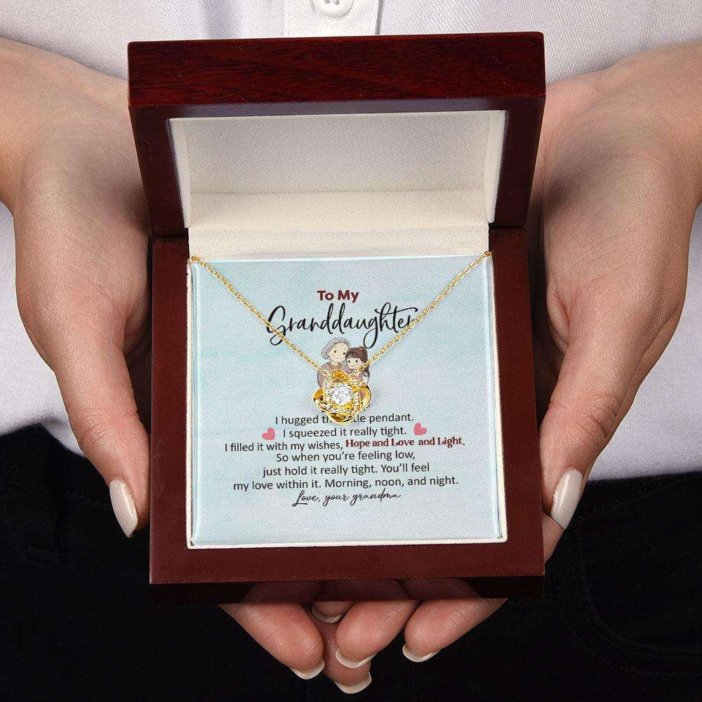 Granddaughter Necklaceto My Granddaughter Gifts From Grandma Message Card Custom Necklace Gifts For Daughter Rakva