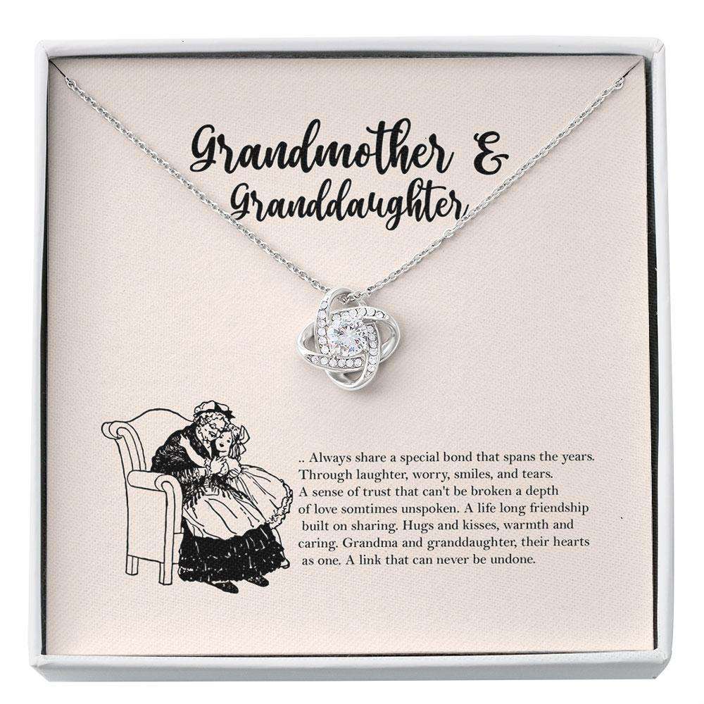 Grandmother And Granddaughter Gift Necklace, Granddaughter Necklace, Grandmother Gift Custom Necklace Gifts For Daughter Rakva