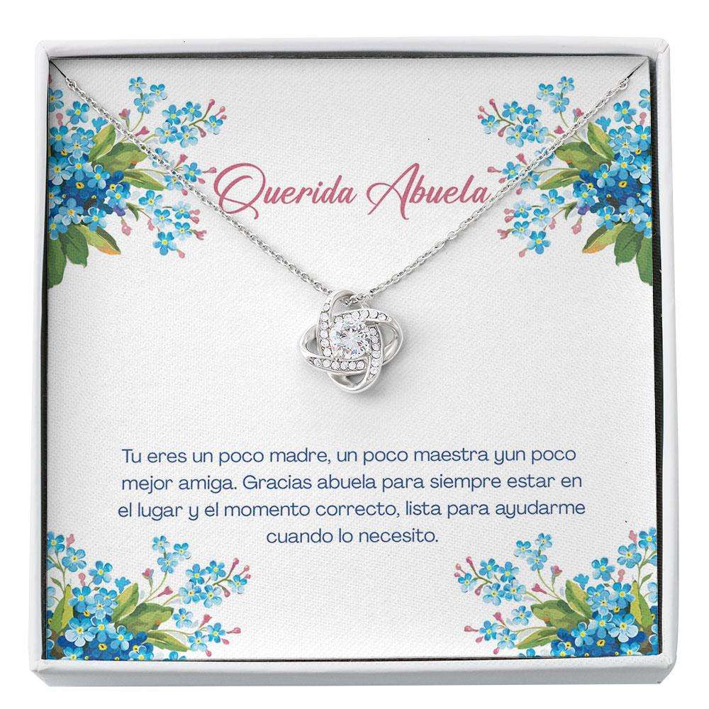 Grandmother Necklace, Abuela Necklace Latina Grandma Gift Spanish Grandma Love Best Abuela Gift Custom Necklace Gifts for Grandmother Rakva