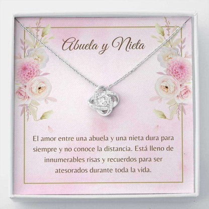 Grandmother Necklace, Abuela Necklace “ Spanish Nieta Gift “ Spanish Generations Gift “ Abuela Christmas “ Love For Nieta Gifts for Grandmother Rakva