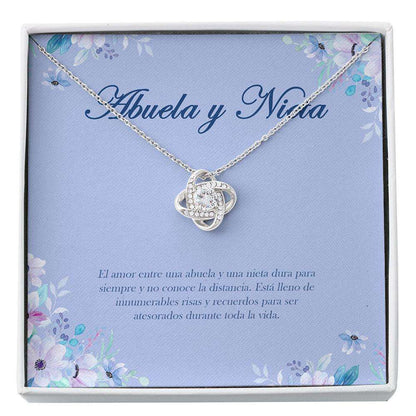 Grandmother Necklace, Abuela Necklace Spanish Nieta Gift Spanish Generations Gift Abuela Christmaslove For Nieta Latina Keepsake Custom Necklace Gifts for Grandmother Rakva