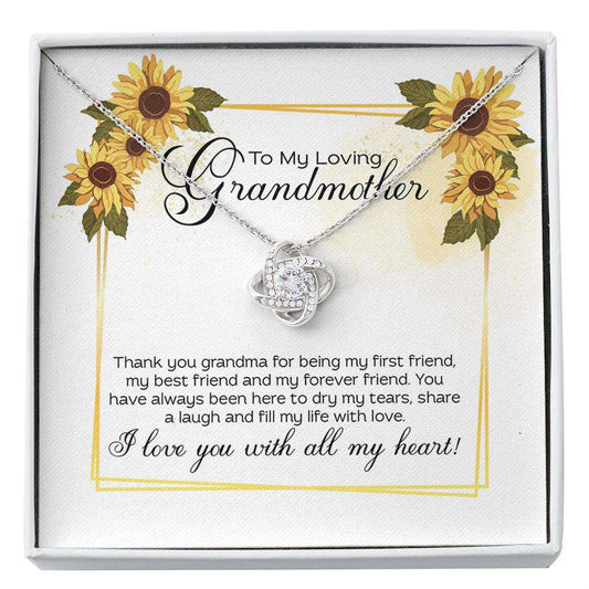 Grandmother Necklace, Best Grandma Gift Nana Necklace Grandmother Keepsake Family Necklace Gift From Grandchild Grandma Christmas Custom Necklace Gifts for Grandmother Rakva