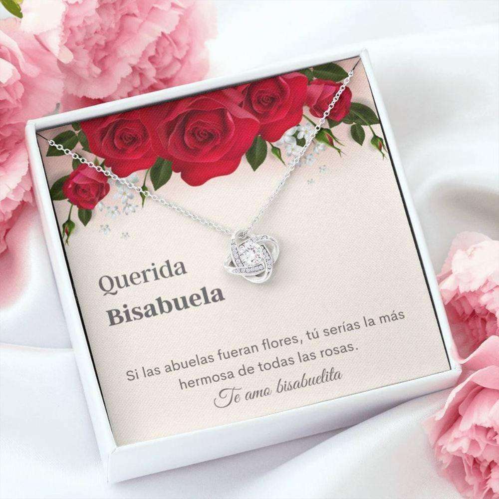 Grandmother Necklace, Bisabulea Necklace Keepsake “ Bisabuela Collar Regalo “ Meaningful Spanish Gifts “ Best Great Grandma Gifts for Grandmother Rakva