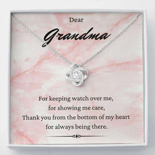 Grandmother Necklace, Dear Grandma Necklace, Keeping Watch, Gift For Grandma From Grandson Granddaughter Gifts For Daughter Rakva