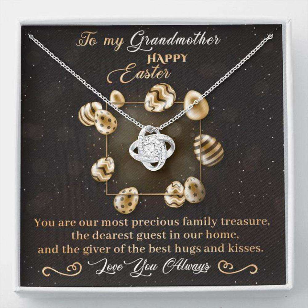 Grandmother Necklace, Easter Gift To Grandmother “ Gift Necklace Message Card Gifts for Grandmother Rakva