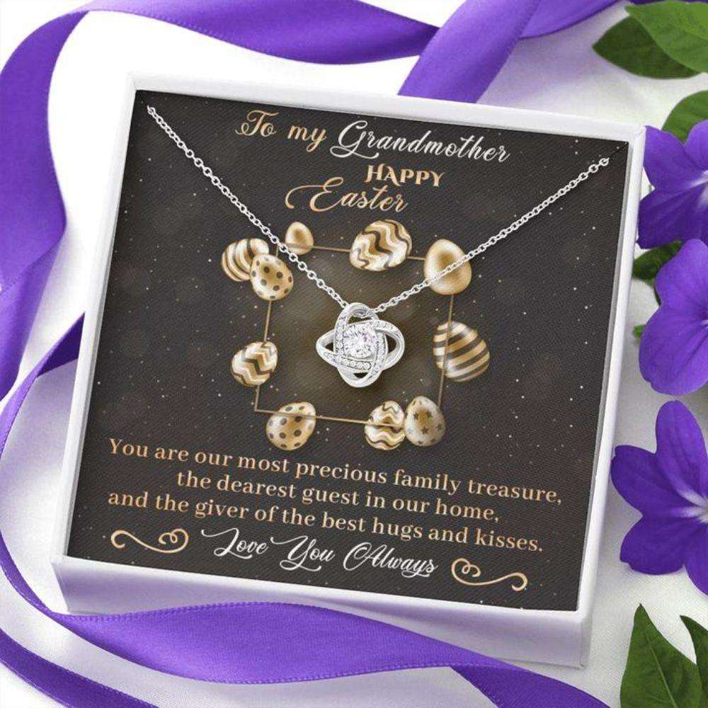 Grandmother Necklace, Easter Gift To Grandmother “ Gift Necklace Message Card Gifts for Grandmother Rakva