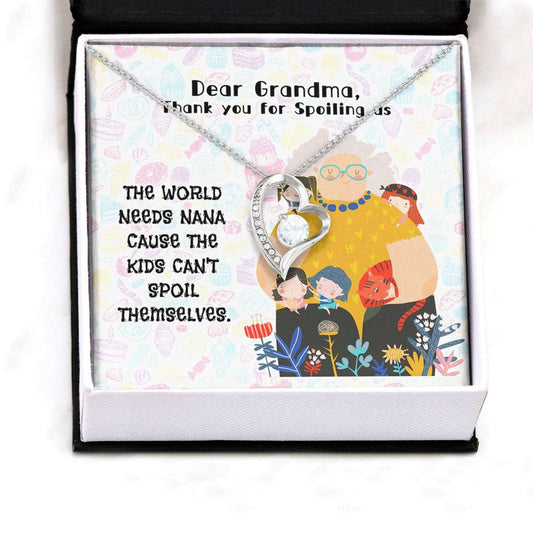 Grandmother Necklace, Funny & Cute Gift For Your Cool Nana On Mother’S Day Forever Love Necklaces Gifts for Grandmother Rakva