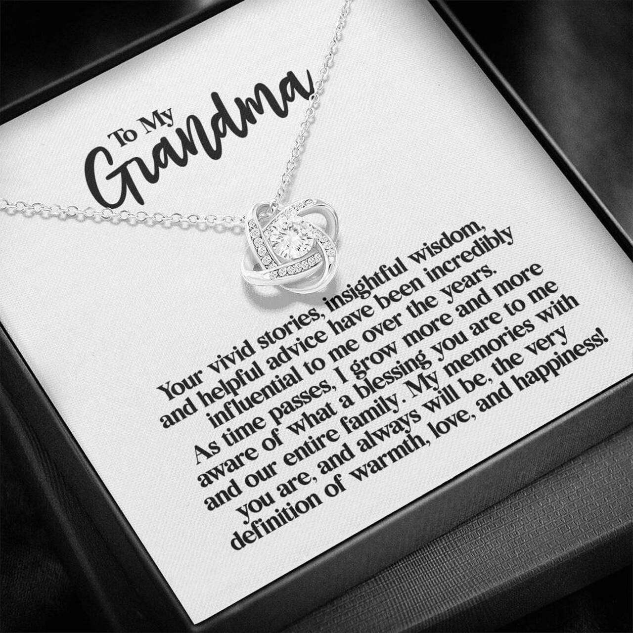 Grandmother Necklace, Gift For Grandma Necklace My Memories With You Gifts for Grandmother Rakva