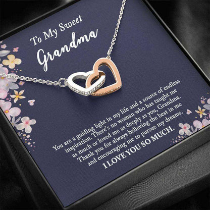 Grandmother Necklace, Gift Necklace For Grandma From Grandchildren Gifts for Grandmother Rakva