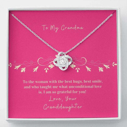 Grandmother Necklace “ Gift Necklace To Grandma “ Necklace To Grandmother From Granddaughter “ Forever Grateful “ Gifts For Daughter Rakva