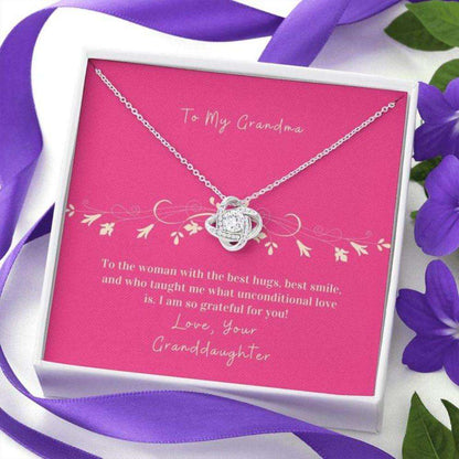 Grandmother Necklace “ Gift Necklace To Grandma “ Necklace To Grandmother From Granddaughter “ Forever Grateful “ Gifts For Daughter Rakva